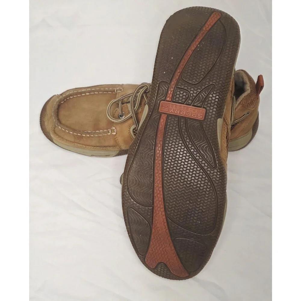 Sperry Men's Size 11 M  (10528695) Sea Kite Sport Moc Boat Brown Shoes